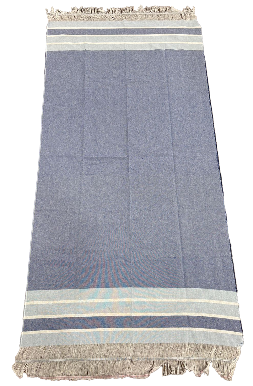 Fouta rayée, serviette de plage - 100% coton