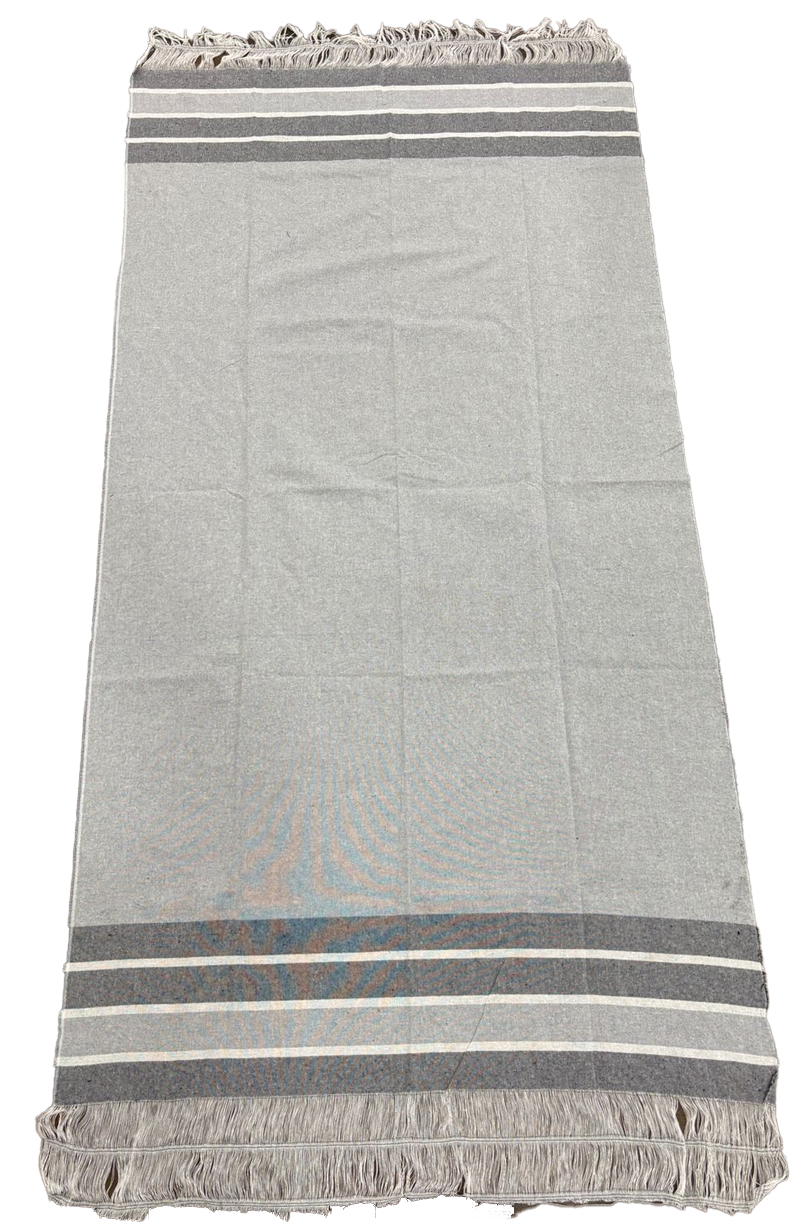 Fouta rayée, serviette de plage - 100% coton