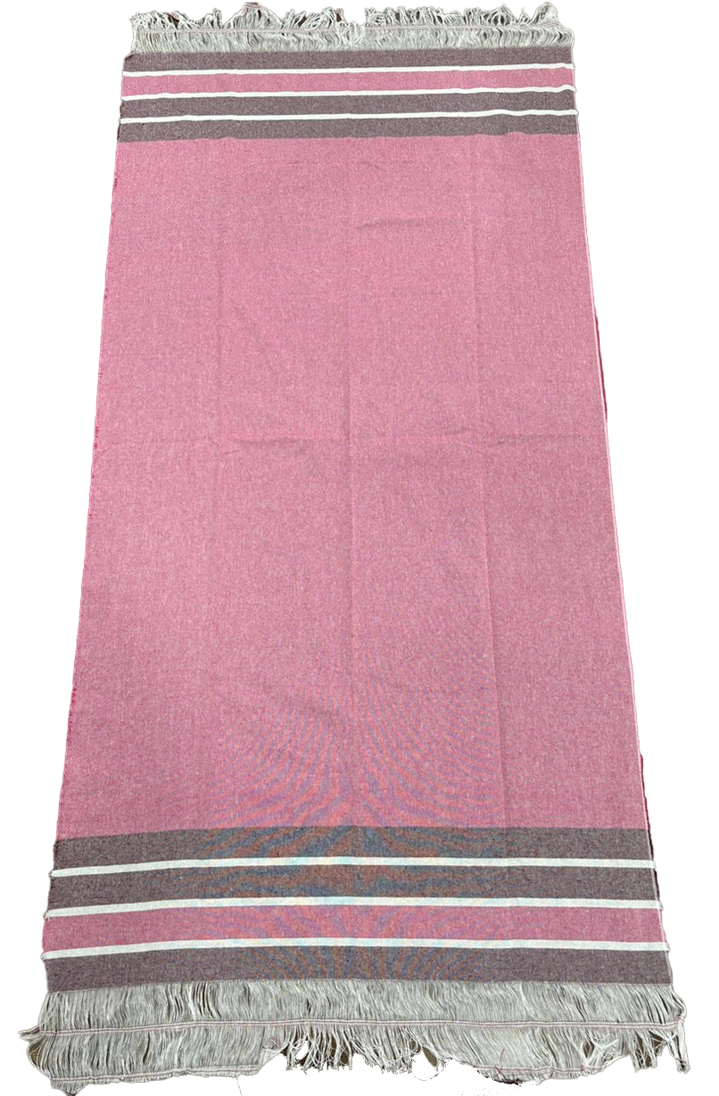 Fouta rayée, serviette de plage - 100% coton