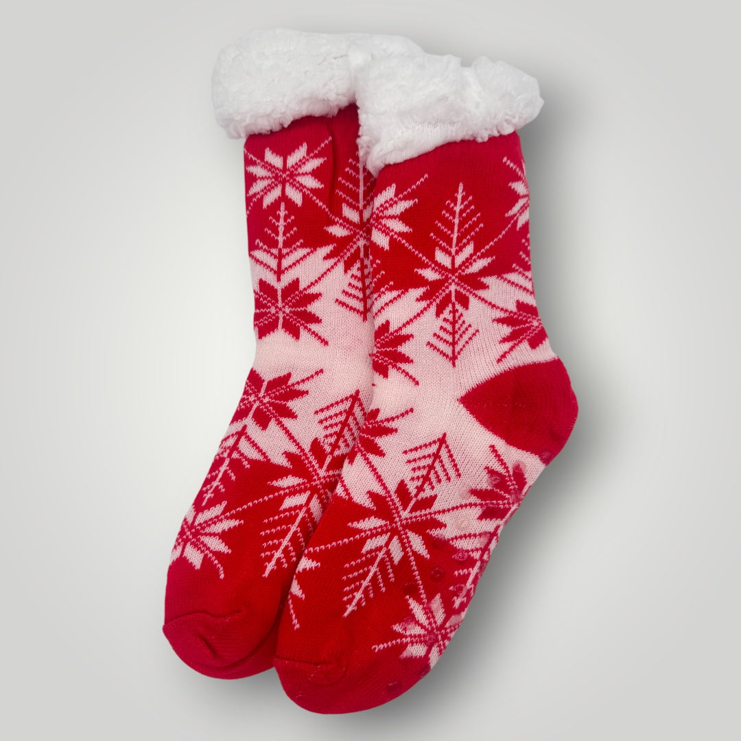 Chaussettes cocooning Etoile des Neiges / Rouge T36/41