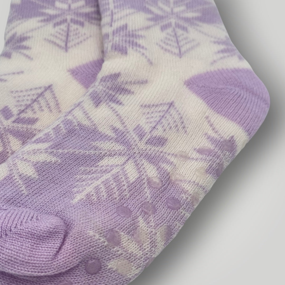 Chaussettes cocooning Etoile des Neiges / Violet T36/41