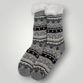 Chaussettes cocooning Jacquard/Gris T41/46