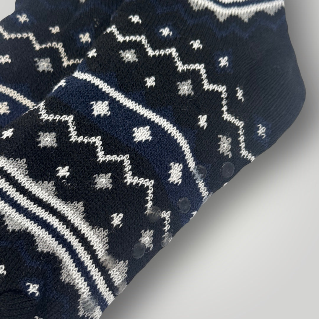 Chaussettes cocooning Jacquard/Noir T41/46