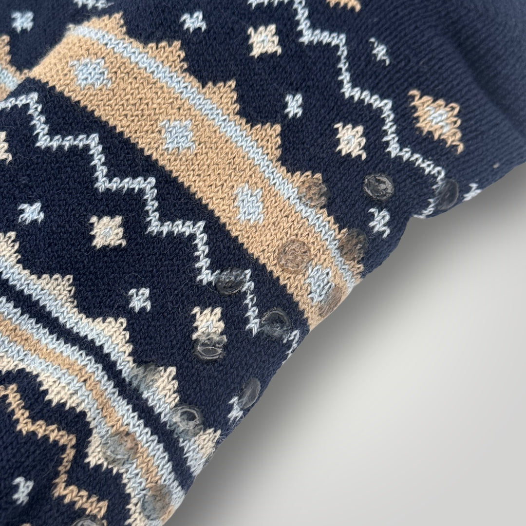 Chaussettes cocooning Jacquard/Bleu T41/46