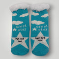Chaussettes cocooning Etoiles et Nuages / Vert T30/35