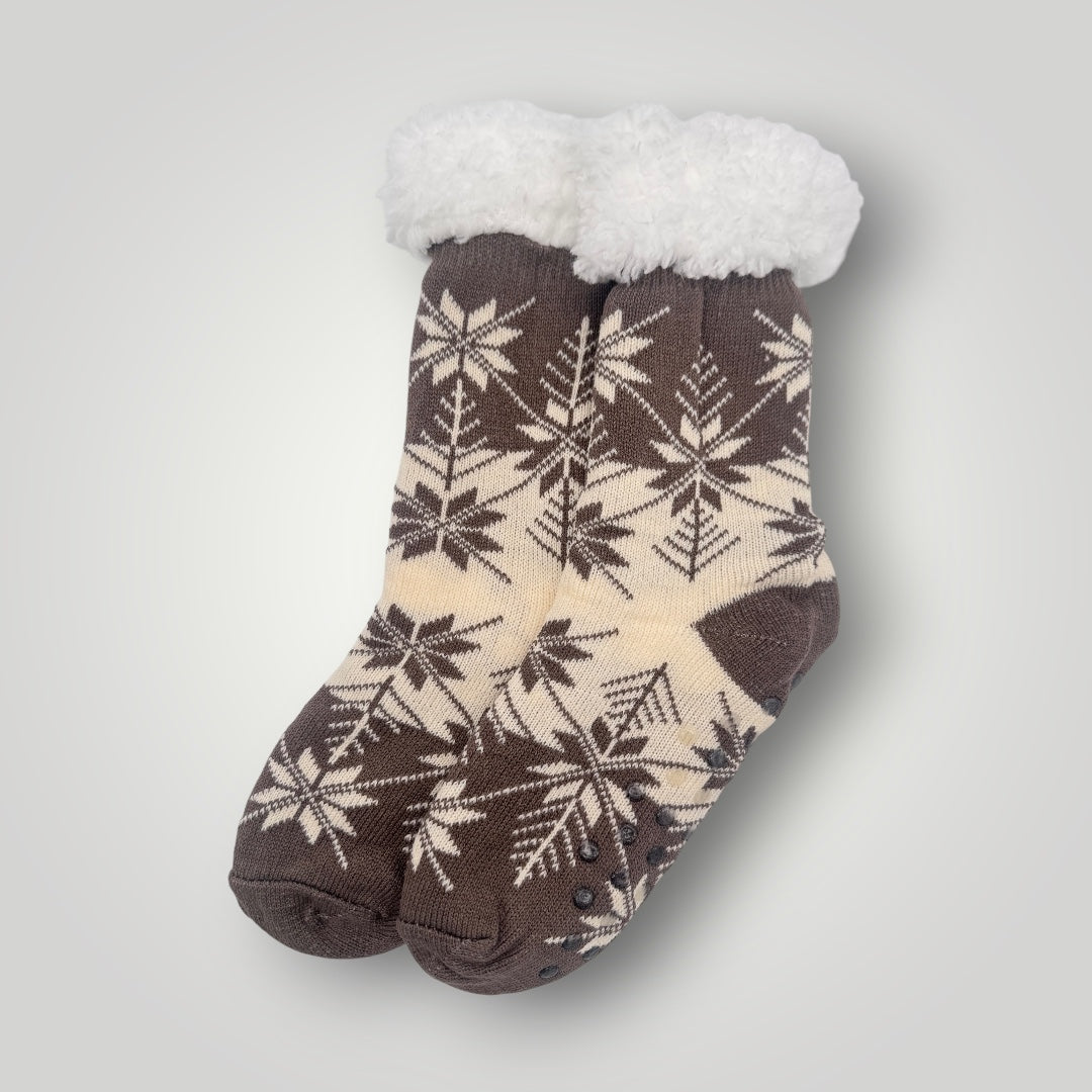 Chaussettes cocooning Étoile des Neiges / Taupe T36/41