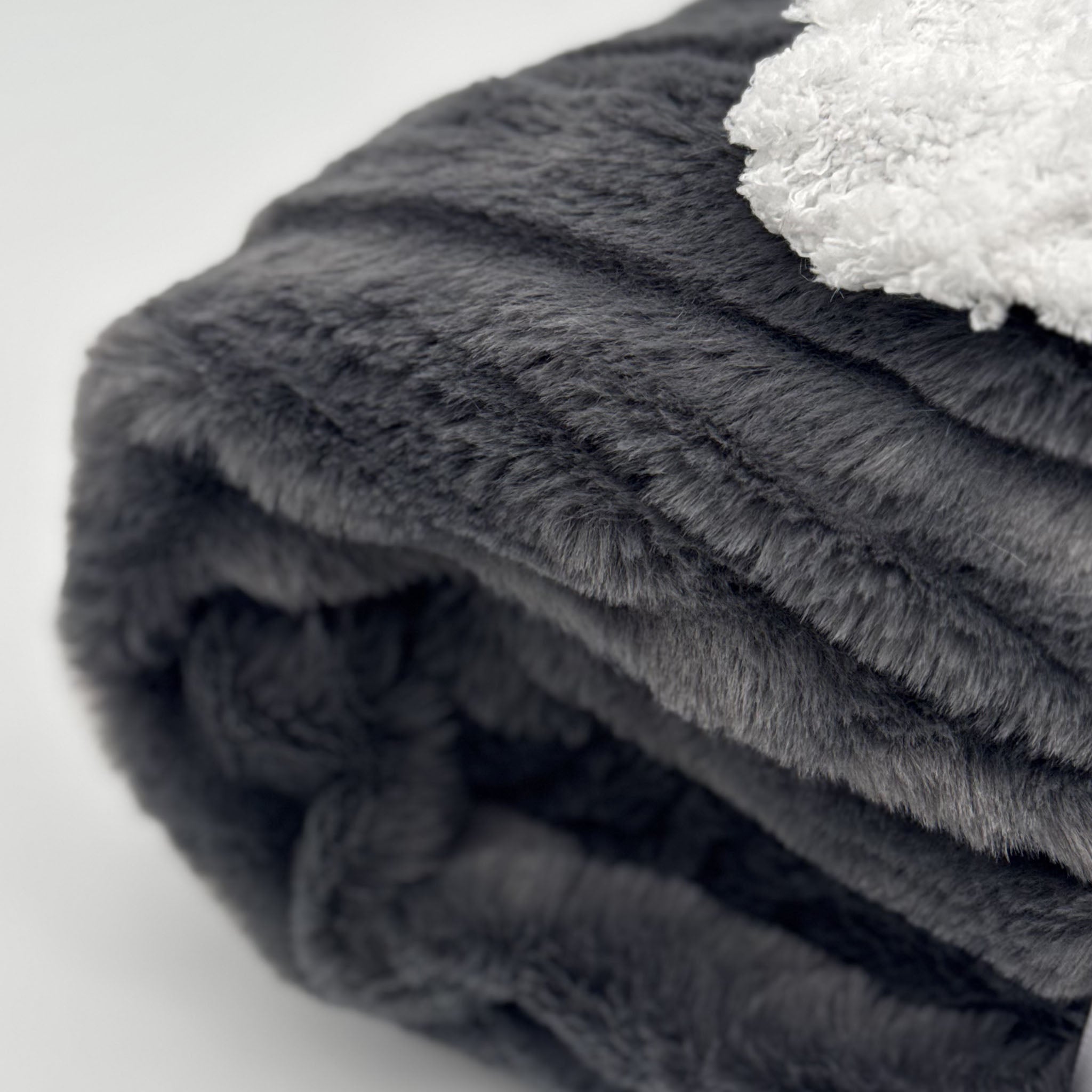 Plaid Sherpa Anthracite Ray