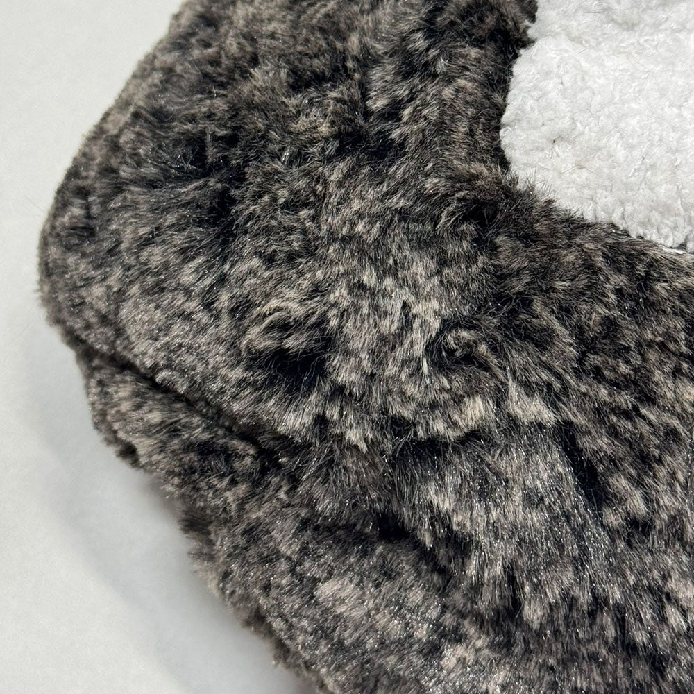 Plaid Sherpa Anthracite Côtelé