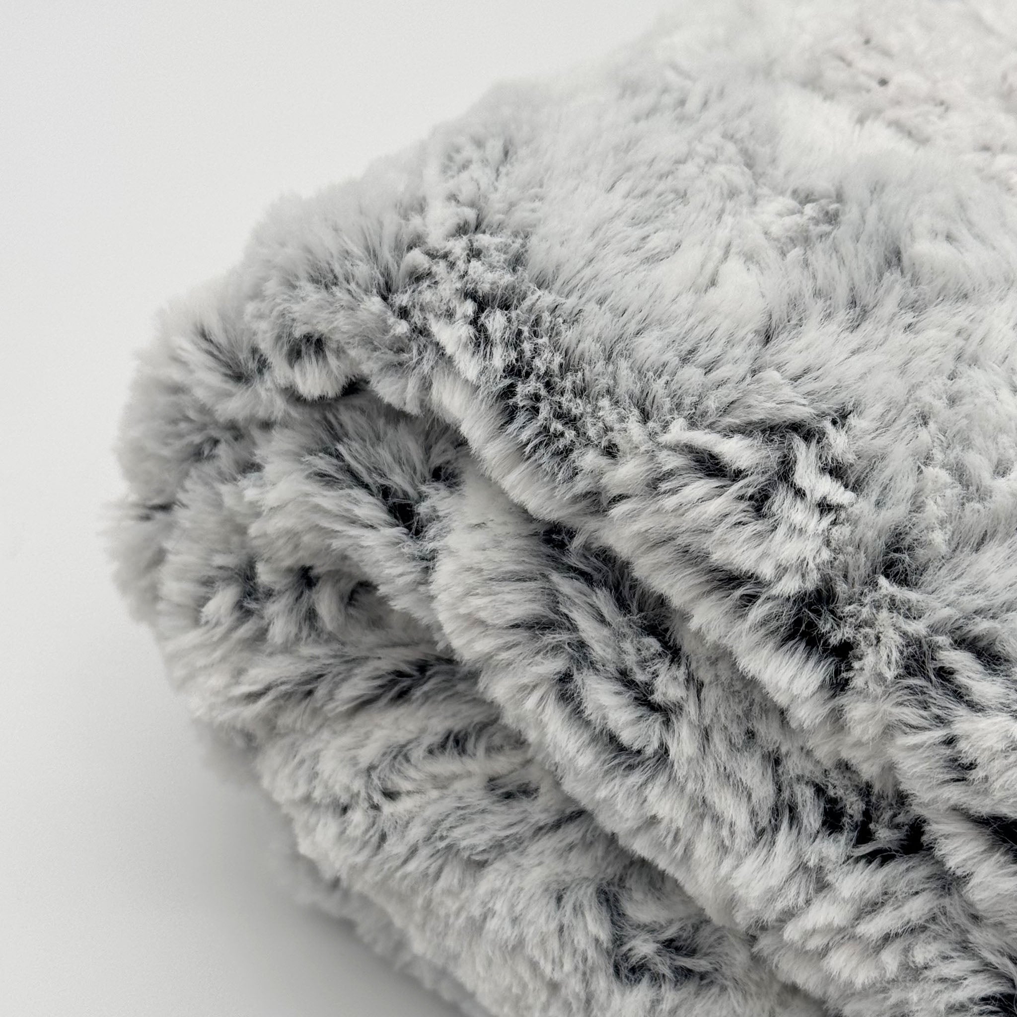 Plaid Sherpa Côtelé Blanc Neige