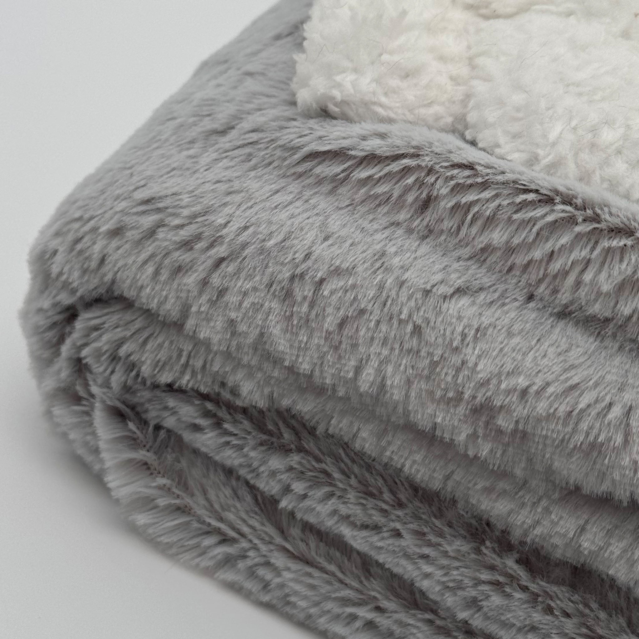 Plaid Sherpa Uni Gris clair