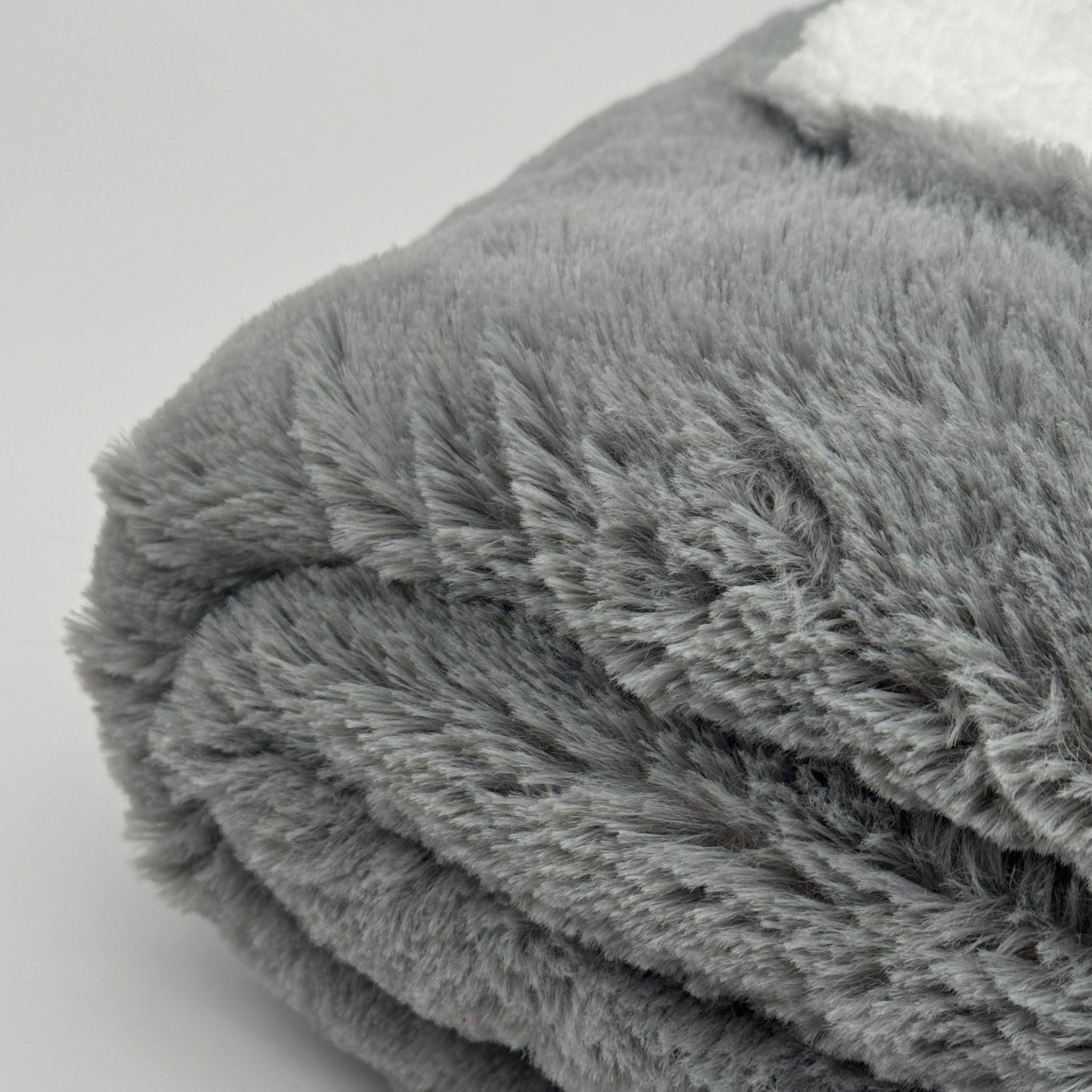 Plaid Sherpa Uni Gris Souris