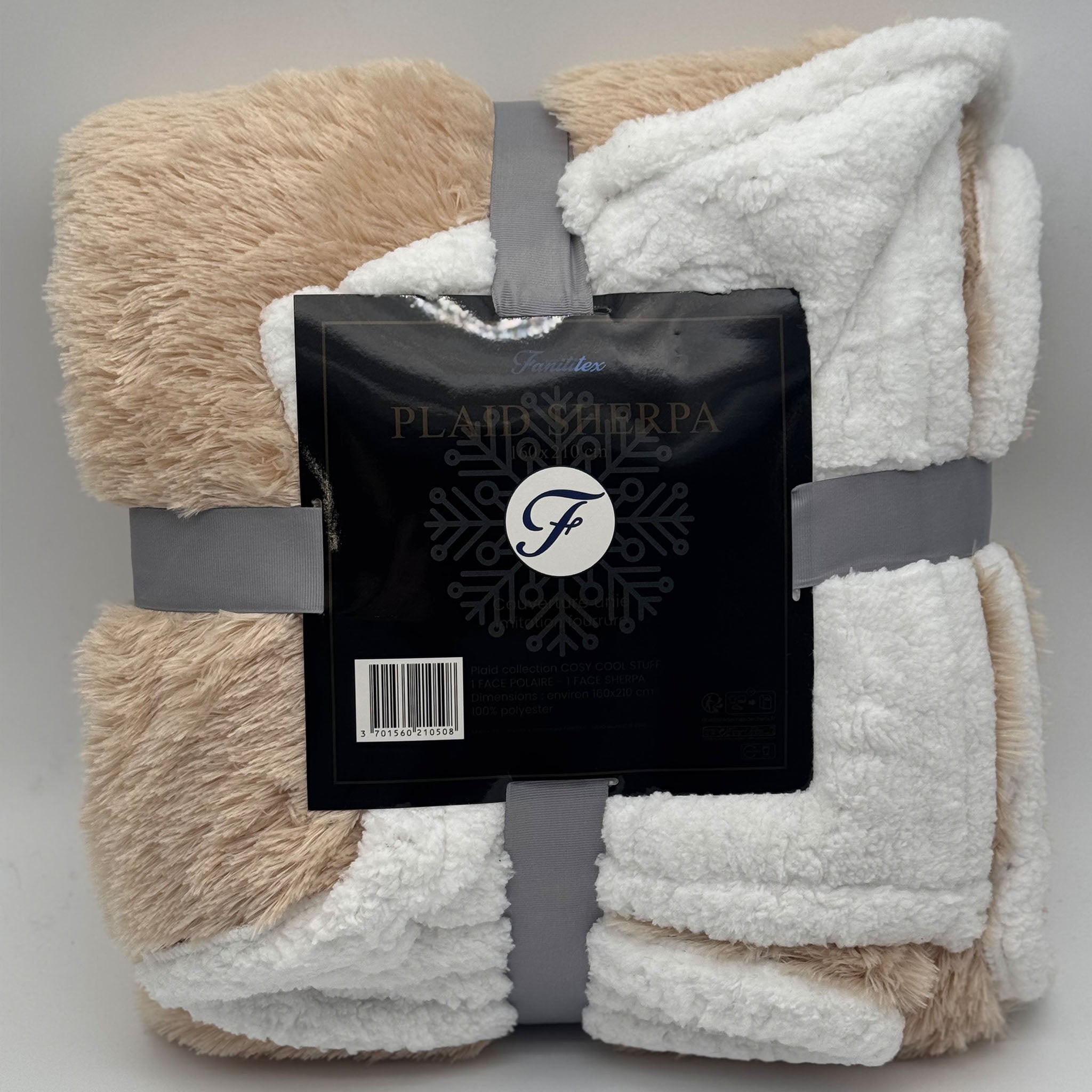 Plaid Sherpa Uni Jaune