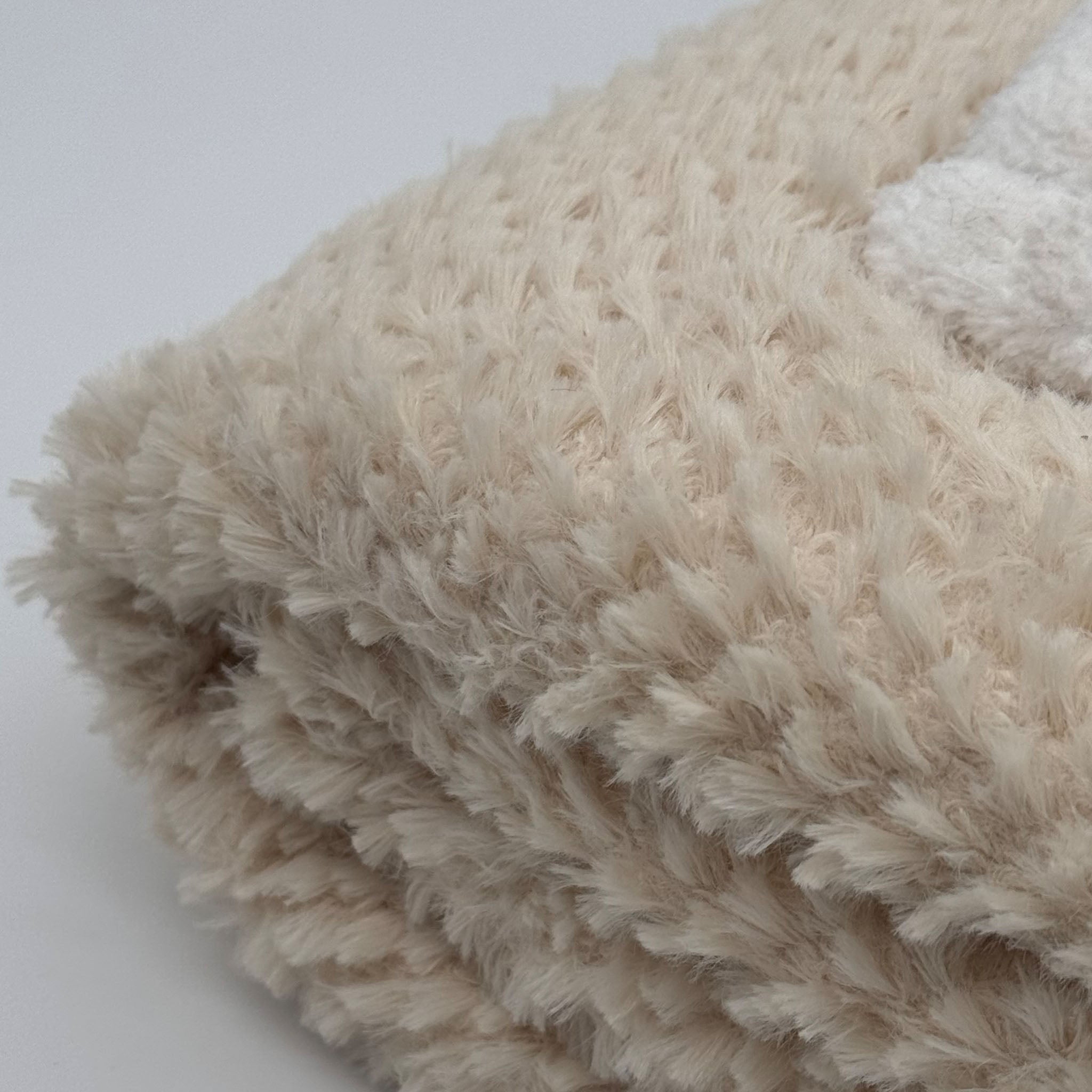 Plaid Sherpa Uni Jaune Cot