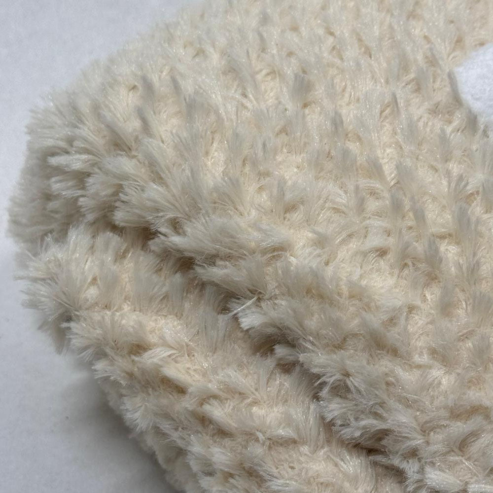 Plaid Sherpa Uni Jaune clair