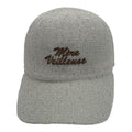 Casquette fantaisie pailletée - Broderie "Mère Veilleuse" - Ecru