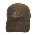 Casquette fantaisie pailletée - Broderie "Mère Veilleuse" - Kaki