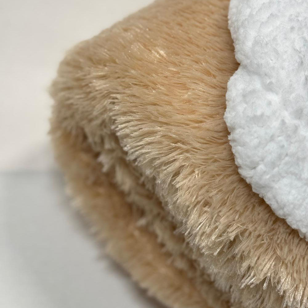 Plaid Sherpa Uni Jaune