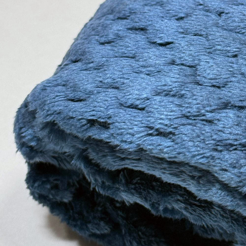 Plaid Polaire Bleu Roi (carrés)