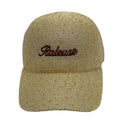 Casquette fantaisie pailletée - Broderie "Râleuse" - Beige