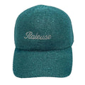 Casquette fantaisie pailletée - Broderie "Râleuse" - Turquoise