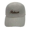 Casquette fantaisie pailletée - Broderie "Râleuse" - Ecru