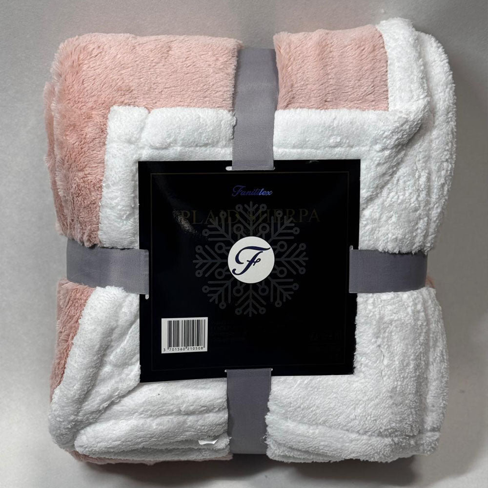 Plaid Sherpa Uni Rose