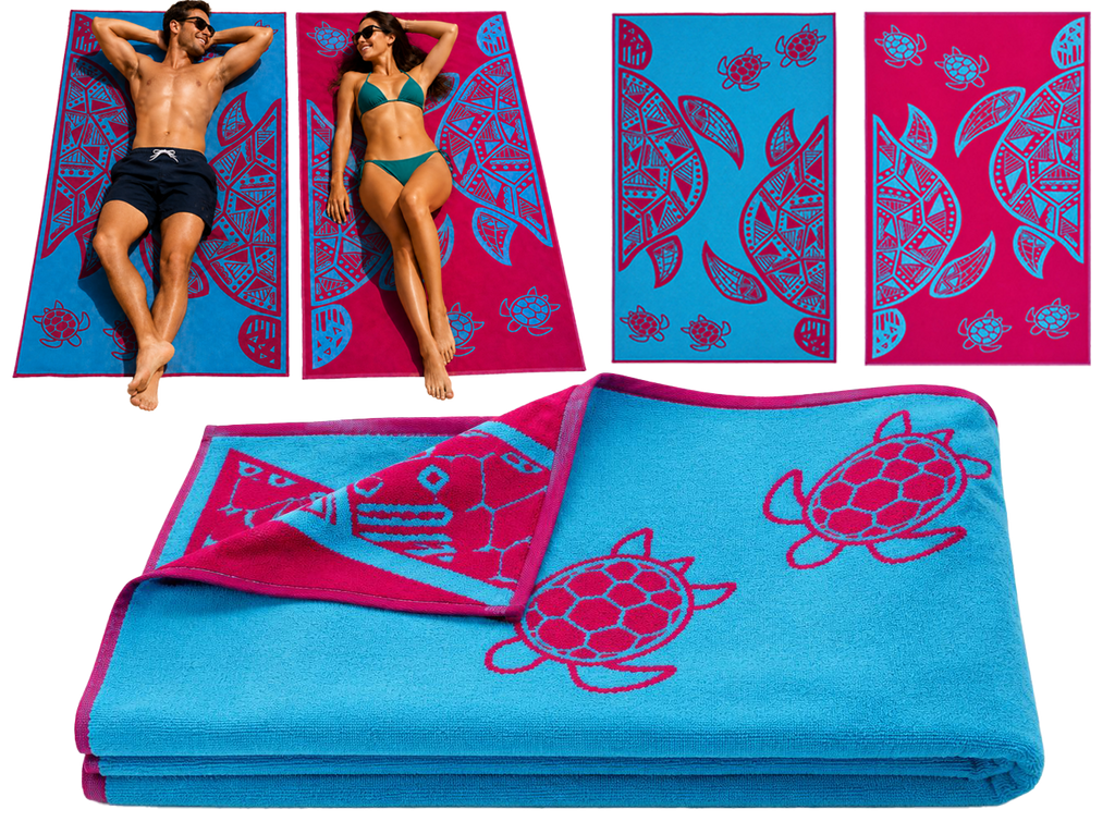 Drap de plage "TURTLE" 140x180 cm